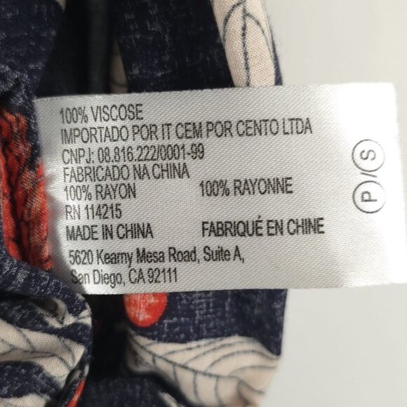 NWT VIX PAULA HERMANNY JASMINE GISELE V Neck Sleeveless Wrap Floral Dress S/P - Picture 9 of 10